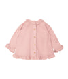 Yellowpelota blouse ruffle pink