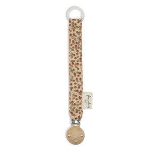 Konges Sløjd pacifier strap rosaraie red
