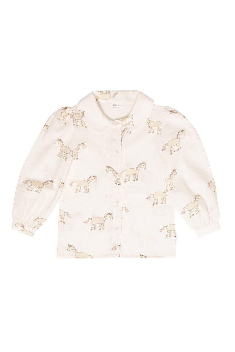 maed for mini unusual unicorn blouse