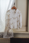 maed for mini unusual unicorn blouse