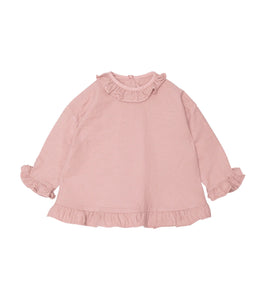 Yellowpelota blouse ruffle pink