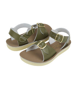 salt-water sandals olive