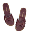 Salt-water sandals classic slide claret