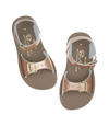 Salt-water sandals surfer rose gold