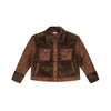 daily brat Neri teddy jacket toastie brown