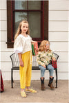 Fish & kids pants corduroy yellow