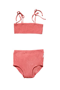 maed for mini rosy ringtail smocked bikini
