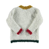 Piupiuchick cardigan knitted V-neck ecru