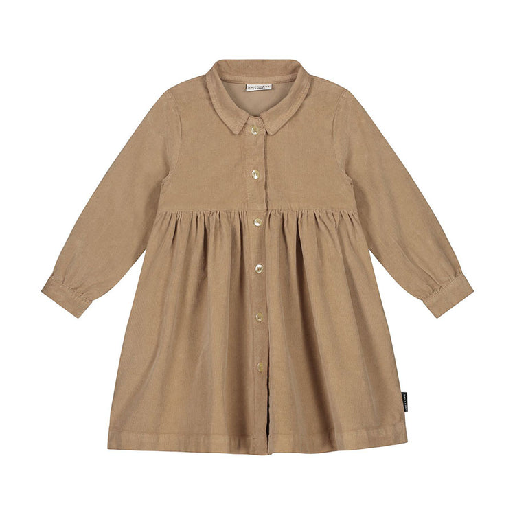 daily brat Brooke corduroy dress khaki