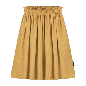 daily brat nova plisse skirt misty yellow
