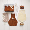 Fin & vince knit collar top cashew