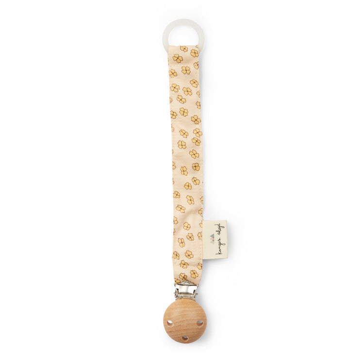 Konges Sløjd pacifier strap buttercup yellow