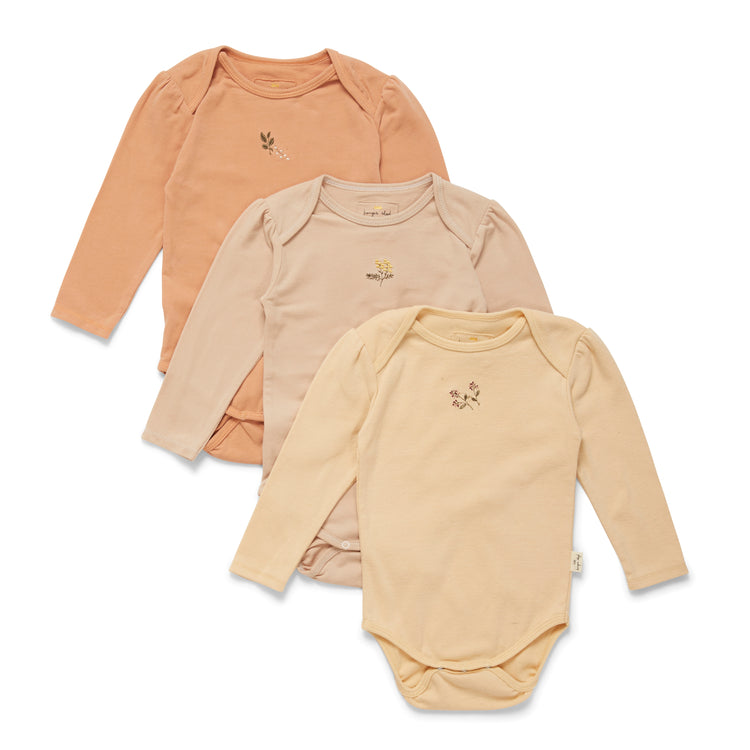 Konges Sløjd 3 pack body peach/moonlight/mandarin