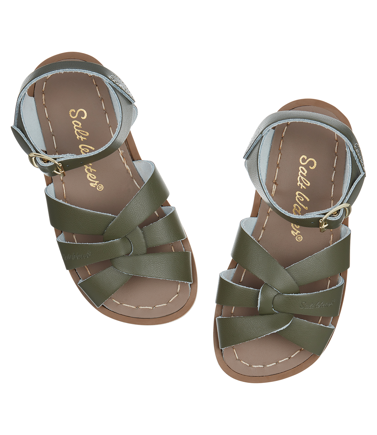 Salt-water sandals original olive (youth)
