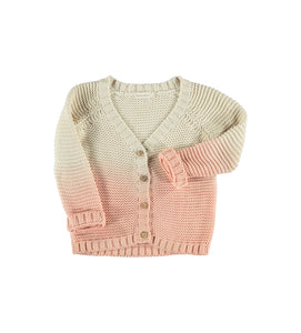 Piupiuchick cardigan salmon tie dye