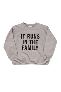 maed for mini it runs in the family sweater