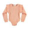 Piupiuchick body longsleeve ribbed coral