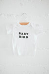 Baby bird t-shirt white The bee & the fox