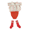 Piupiuchick socks red stripes