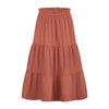 daily brat mio maxi skirt rusty red