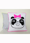 Panda kussen pink 40cm