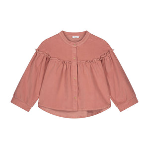 daily brat Tara corduroy shirt light mahogany