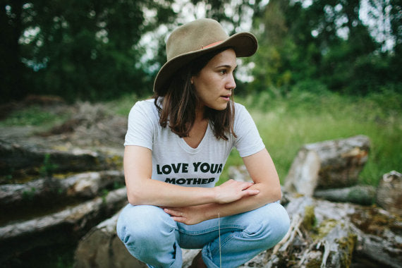 Love your mother t-shirt The bee & the fox