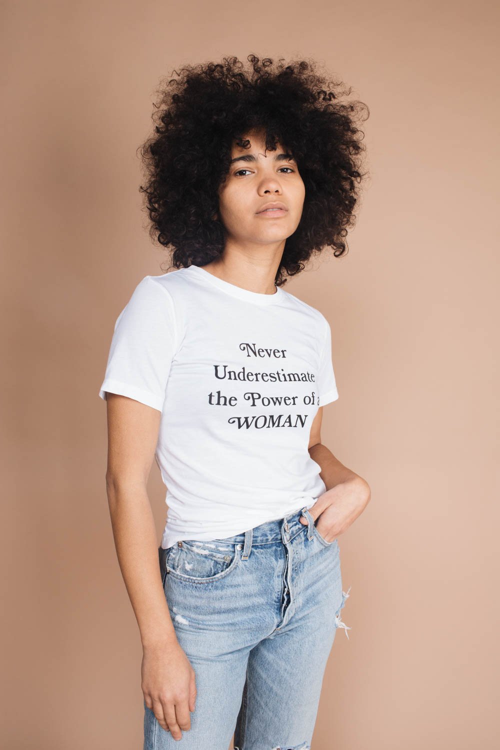 never underestimate the power of a woman