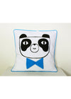 panda kussen blue