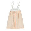 Piupiuchick dress off white & pale pink