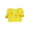 Piupiuchick jacket frills yellow
