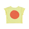 Piupiuchick t-shirt yellow 'sol da vida'