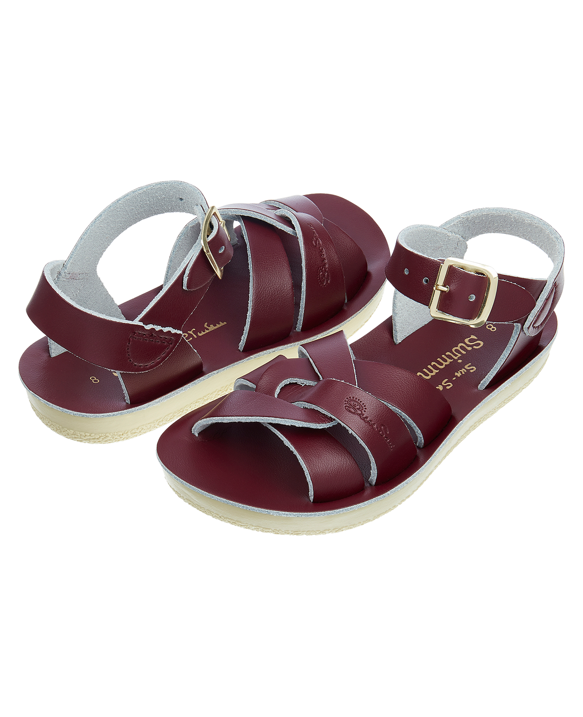 salt-water sandals swimmer claret
