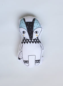 Wolf knuffel rammelaar (16cm)