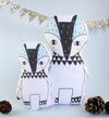 Wolf knuffel rammelaar (16cm)