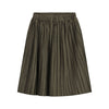 daily brat Donna plisse skirt dark olive